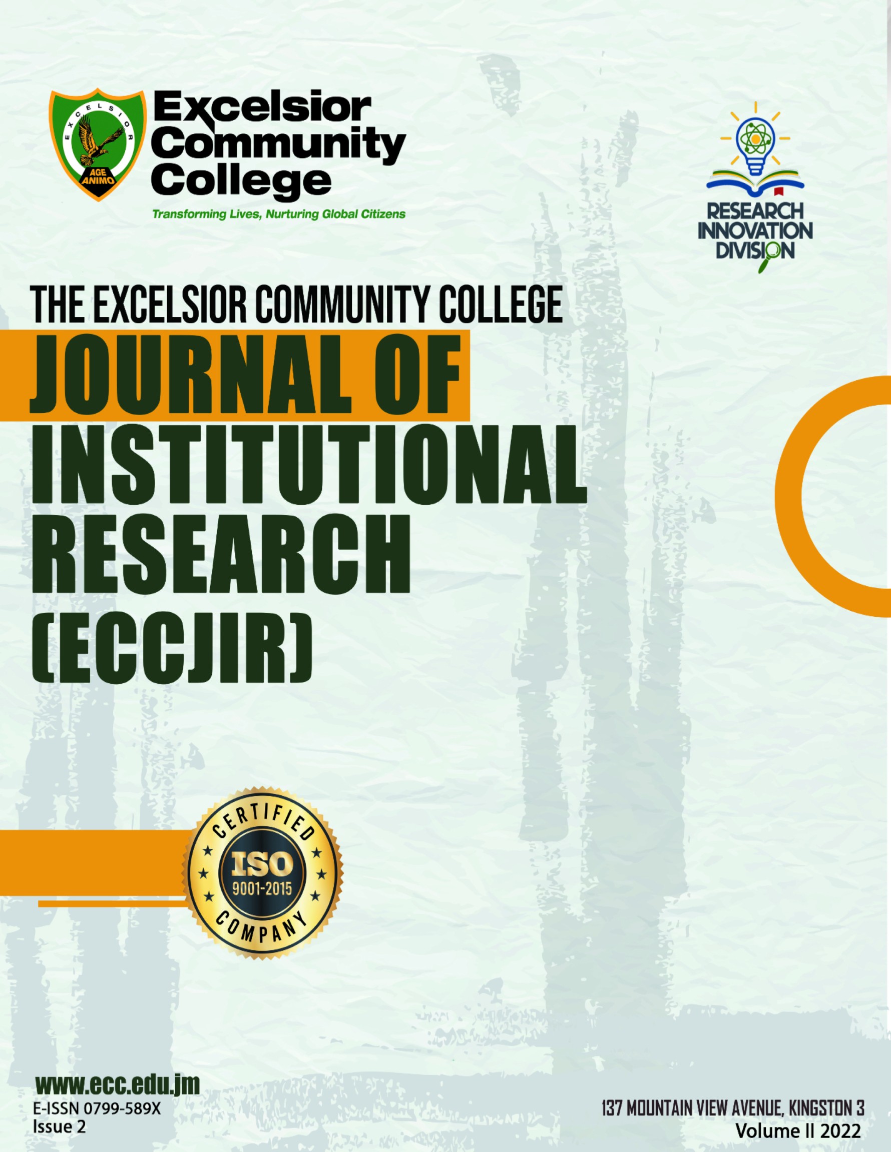 New Student Entry Survey — draft cover