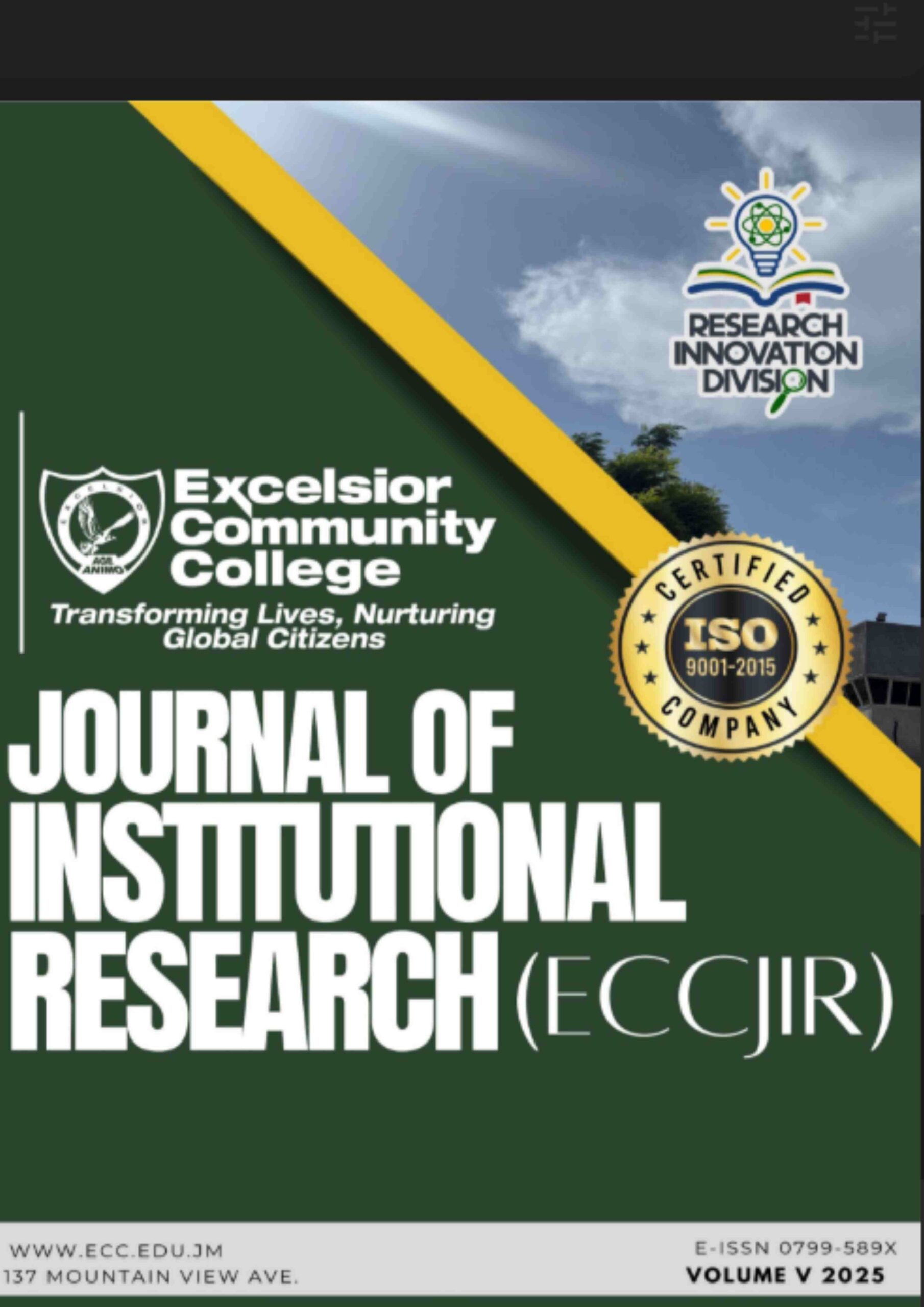 New Student Entry Survey — draft cover